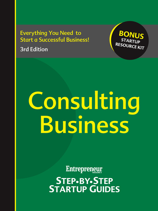 Cover image for Consulting Business